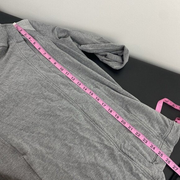 Lululemon Women's Wrap Button Cardigan Size 8 Gray Coast Wrap - Picture 8 of 9